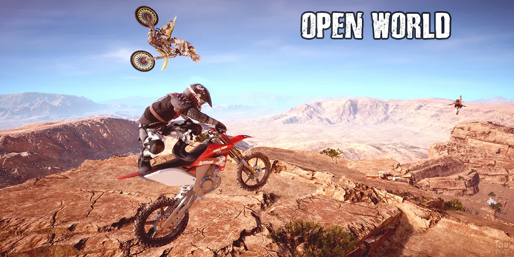 Dirt MX Bikes KTM Motocross 3D (Дирт МХ Байкс КТМ Мотокросс 3Д)  [МОД Много денег] Screenshot 1