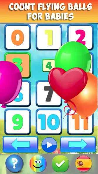 Numbers for kids 1 to 10 Math  [МОД Много монет] Screenshot 2