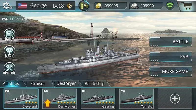 Warship Attack 3D  [МОД Много денег] Screenshot 5