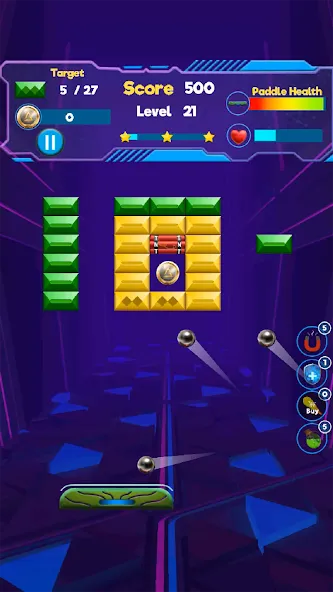 Brick Breaker- Bricks 3d Game (Бриксандболл)  [МОД Menu] Screenshot 2