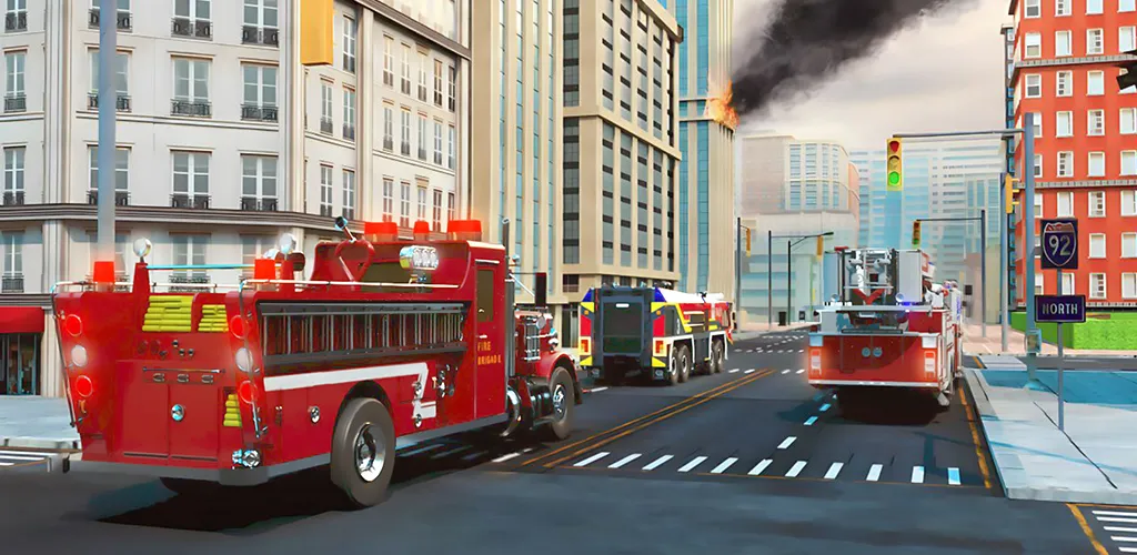 Real Firefighter 3D Simulator (Реальный Пожарник 3D Симулятор)  [МОД Много денег] Screenshot 3