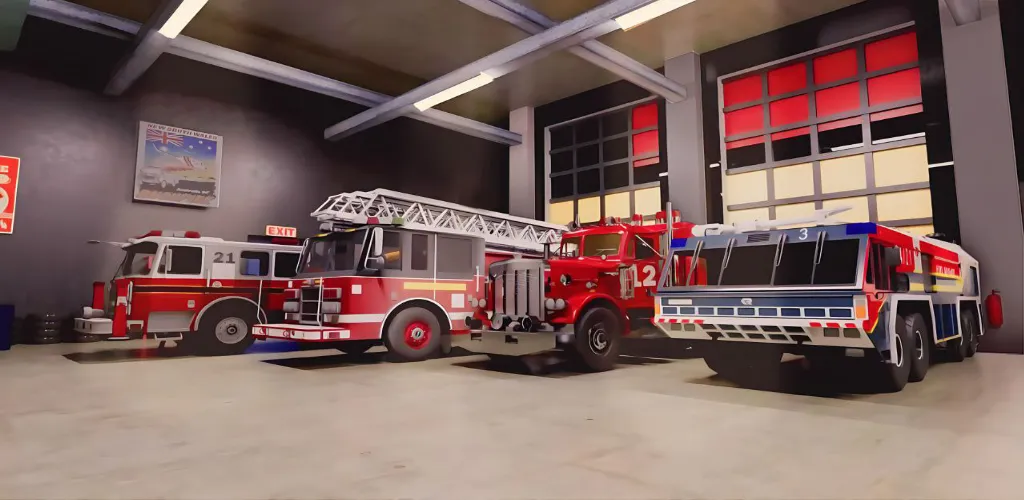 Real Firefighter 3D Simulator (Реальный Пожарник 3D Симулятор)  [МОД Много денег] Screenshot 4