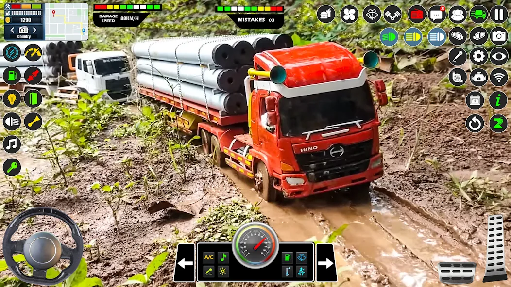 Mud Truck Runner Simulator 3D  [МОД Все открыто] Screenshot 2