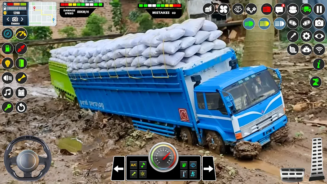 Mud Truck Runner Simulator 3D  [МОД Все открыто] Screenshot 5