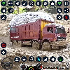 Скачать взломанную Mud Truck Runner Simulator 3D  [МОД Все открыто] - последняя версия apk на Андроид