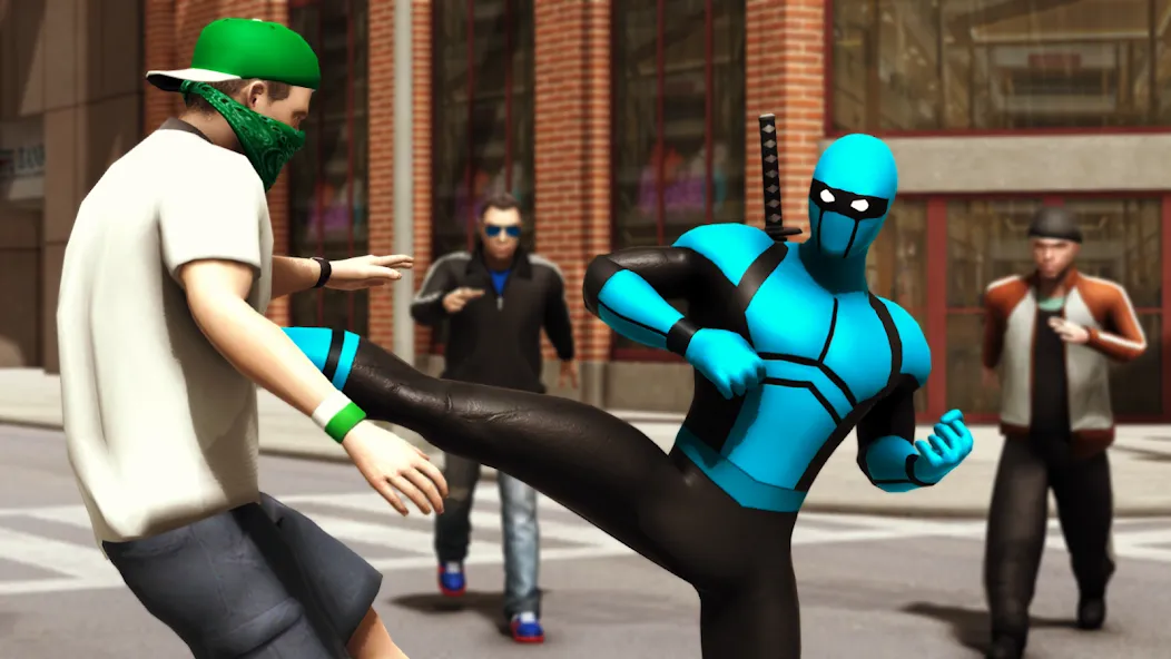 Blue Ninja : Superhero Game (Блу Ниндзя)  [МОД Много монет] Screenshot 1