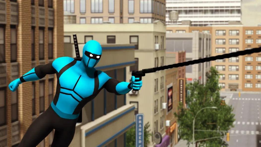 Blue Ninja : Superhero Game (Блу Ниндзя)  [МОД Много монет] Screenshot 3