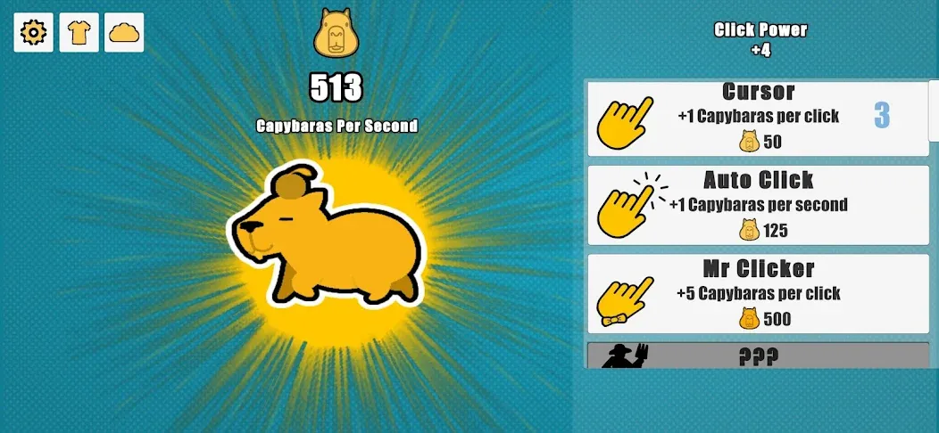 Capybara Clicker (Капибара Кликер)  [МОД Много монет] Screenshot 1