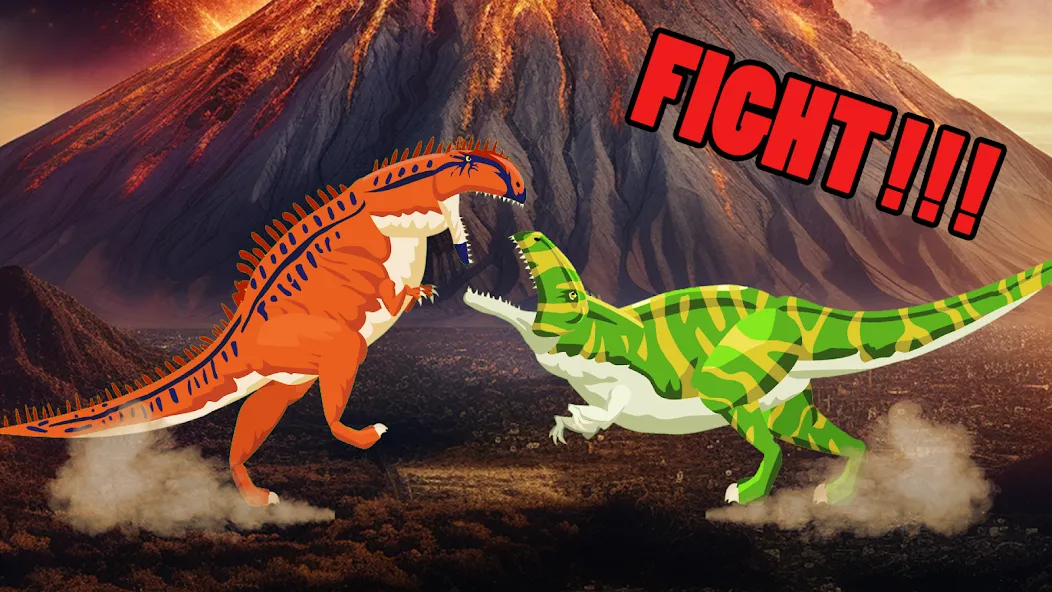 T-Rex Fights More Dinosaurs  [МОД Menu] Screenshot 3