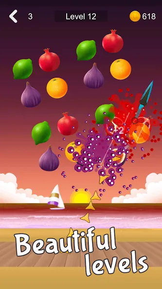 Fruit Sniper (Фрут Снайпер)  [МОД Много монет] Screenshot 3