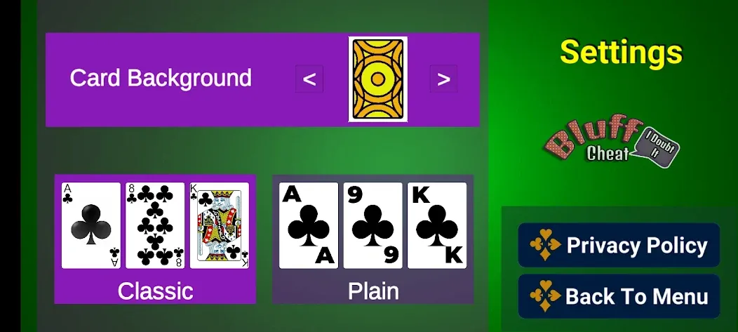 Bluff Card Game (Блеф карточная игра)  [МОД Menu] Screenshot 2