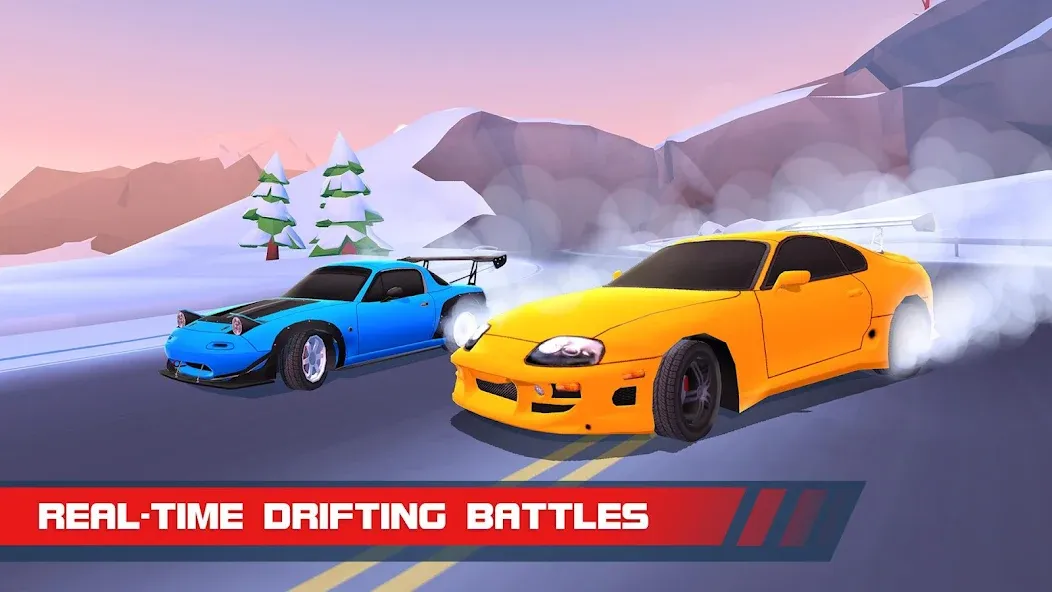 Drift Clash Online Racing (Дрифт Клаш)  [МОД Много монет] Screenshot 2