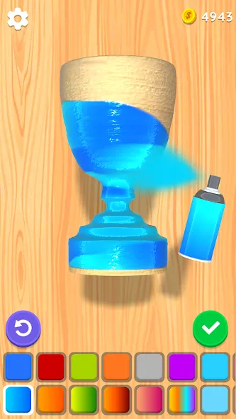 Wood Turning 3D - Carving Game  [МОД Unlocked] Screenshot 4