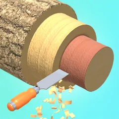 Скачать взлом Wood Turning 3D - Carving Game  [МОД Unlocked] - полная версия apk на Андроид