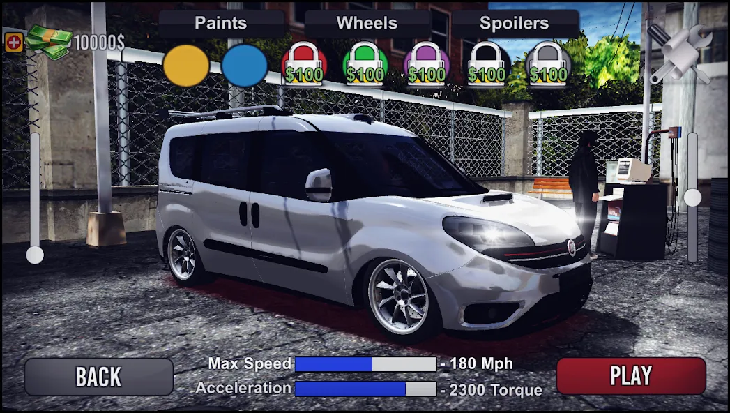 Doblo Drift Simulator (Добло Дрифт Симулятор)  [МОД Unlocked] Screenshot 2