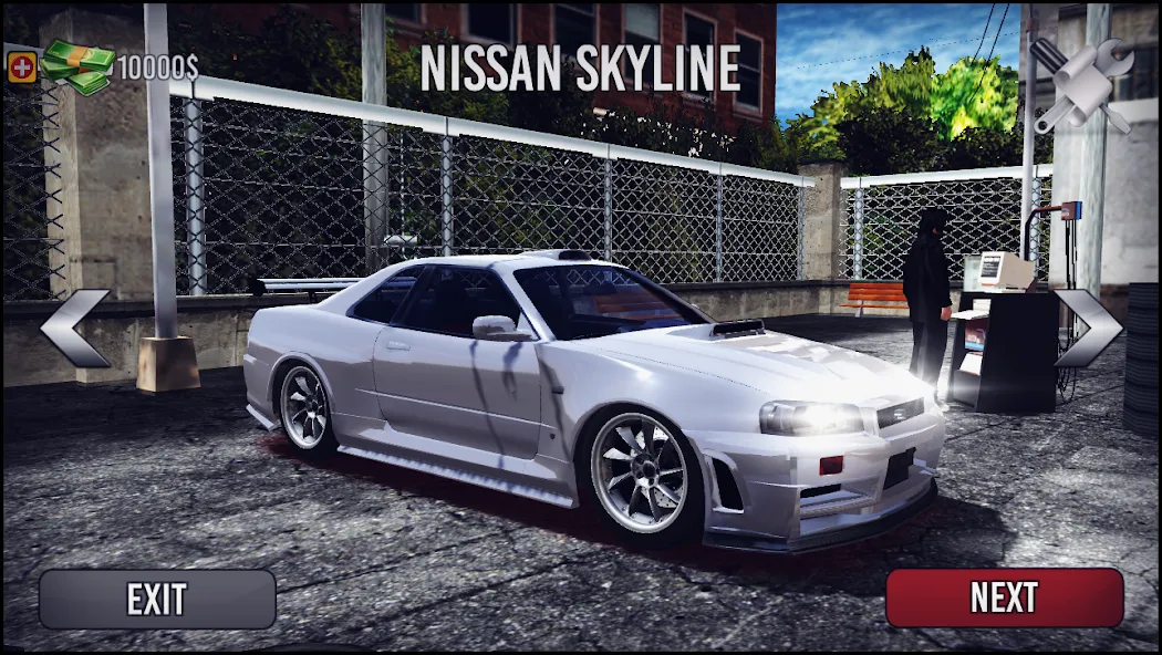 Skyline Drift Simulator (Скайлайн Дрифт Симулятор)  [МОД Много монет] Screenshot 2