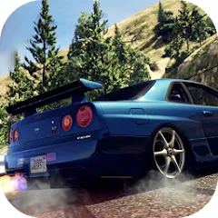 Скачать взлом Skyline Drift Simulator (Скайлайн Дрифт Симулятор)  [МОД Много монет] - последняя версия apk на Андроид