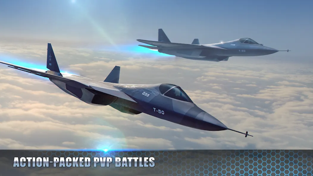 Modern Warplanes: PvP Warfare (Модерн Варплейнс)  [МОД Unlimited Money] Screenshot 1