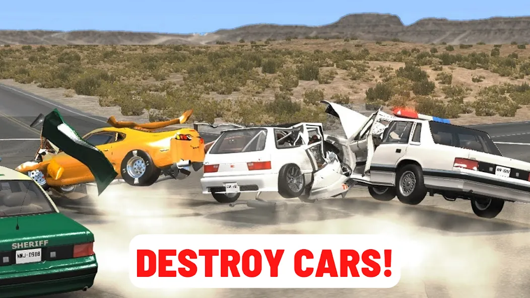 Car Crashing Simulator (Кар Крэшинг Симулятор)  [МОД Много денег] Screenshot 1