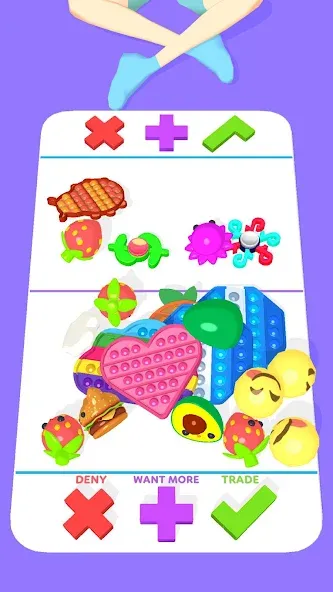 Fidget Trading 3D Fidget Toys (Фиджет Трейдинг 3D Фиджет Игрушки)  [МОД Mega Pack] Screenshot 3