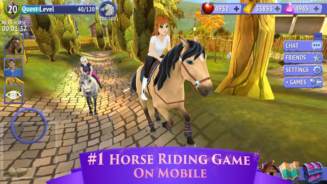 Horse Riding Tales - Wild Pony (Хорс Райдинг Тейлс)  [МОД Menu] Screenshot 3