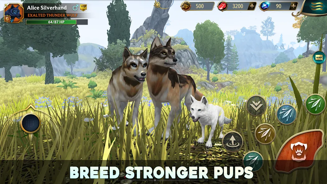 Wolf Tales - Wild Animal Sim (Вулф Тейлс)  [МОД Mega Pack] Screenshot 1