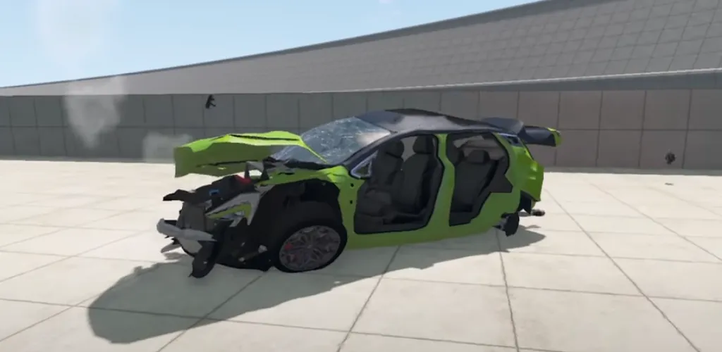 Realistic Car Crash Simulator  [МОД Бесконечные монеты] Screenshot 4