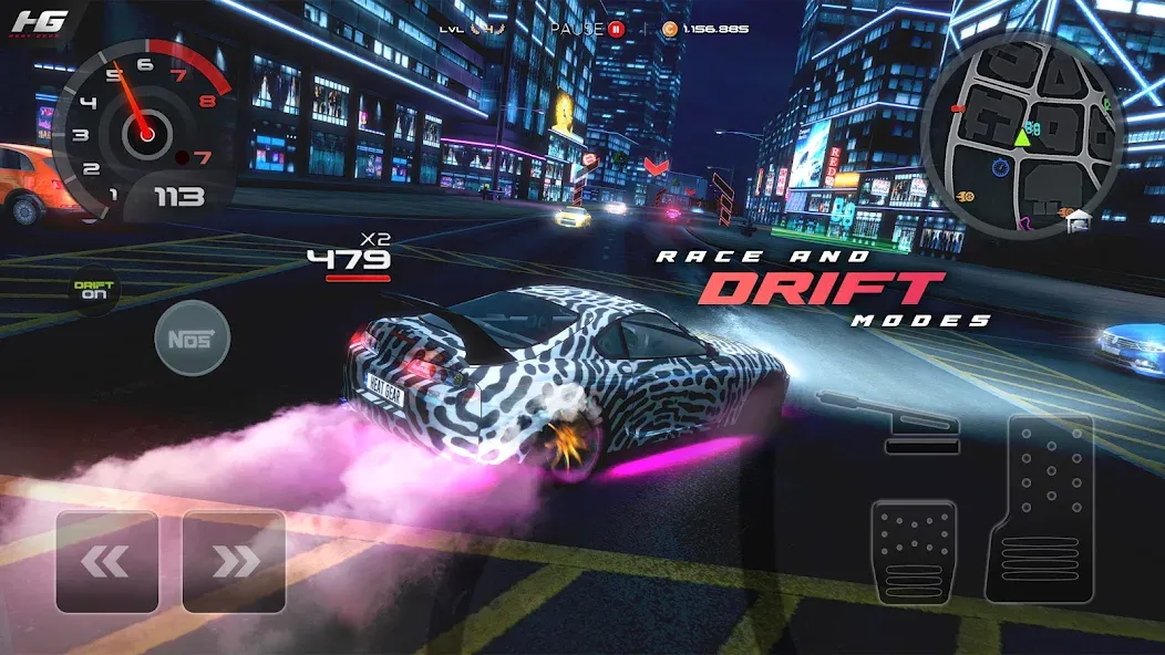 Heat Gear - Race & Drift World (Хит Гир)  [МОД Бесконечные деньги] Screenshot 3