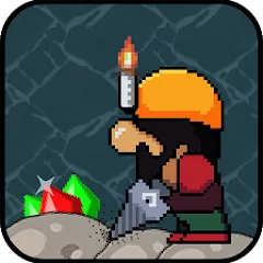 Скачать взломанную Dan the Dungeon Digger (Дэн Данжн Диггер)  [МОД Menu] - полная версия apk на Андроид