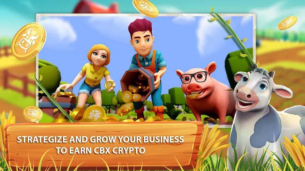 CropBytes: A Crypto Farm Game (КропБайтс)  [МОД Бесконечные монеты] Screenshot 2