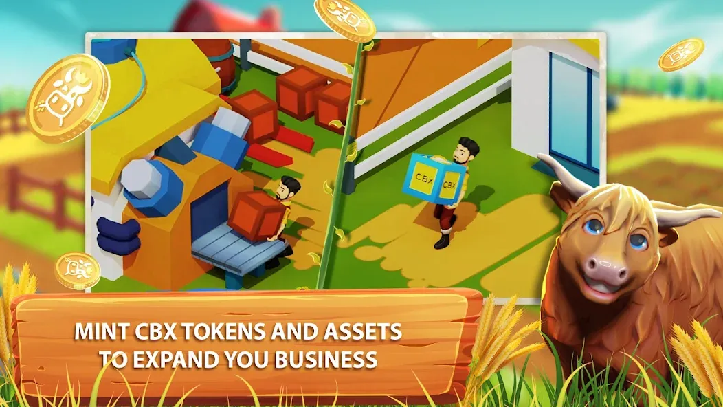 CropBytes: A Crypto Farm Game (КропБайтс)  [МОД Бесконечные монеты] Screenshot 3