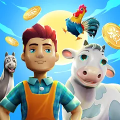 Взлом CropBytes: A Crypto Farm Game (КропБайтс)  [МОД Бесконечные монеты] - полная версия apk на Андроид