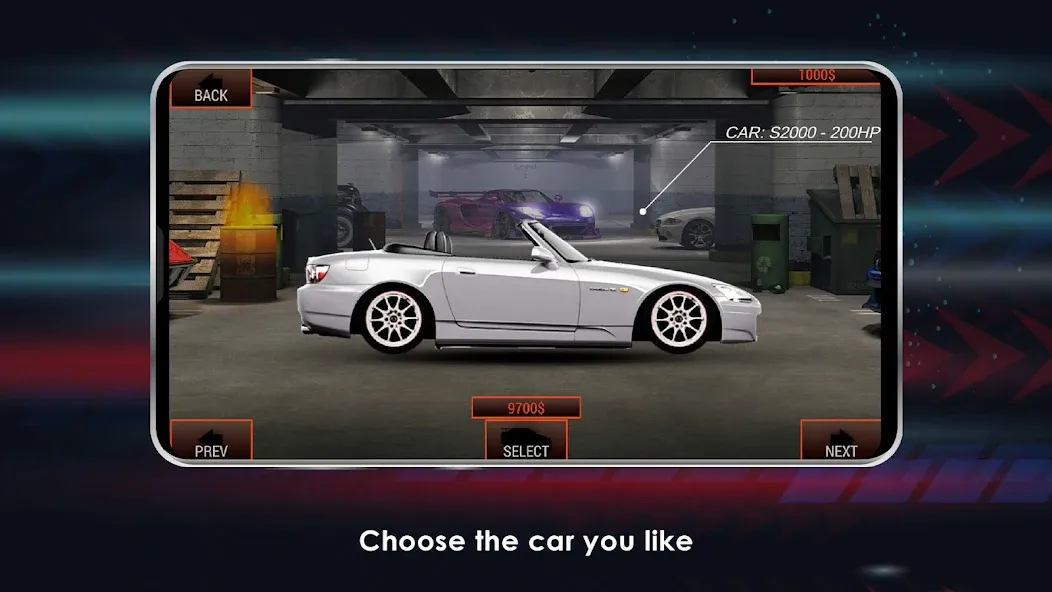 Japan Drag Racing (Драгрейсинг в Японии)  [МОД Бесконечные деньги] Screenshot 1