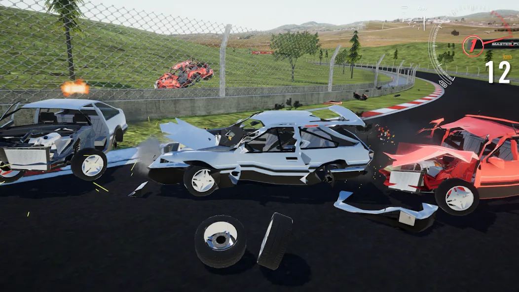 Destructive Car Race Generator (Деструктивный Генератор Гоночных Автомобилей)  [МОД Много монет] Screenshot 5