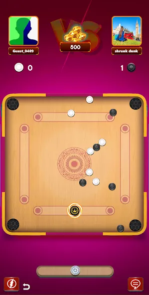 Carrom Board Clash : Pool game (Карром борд пул игра)  [МОД Unlimited Money] Screenshot 3