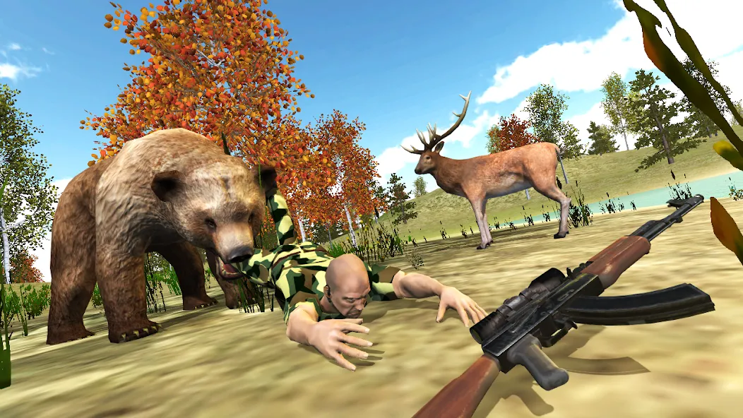 Hunting Simulator 4x4  [МОД Бесконечные монеты] Screenshot 4