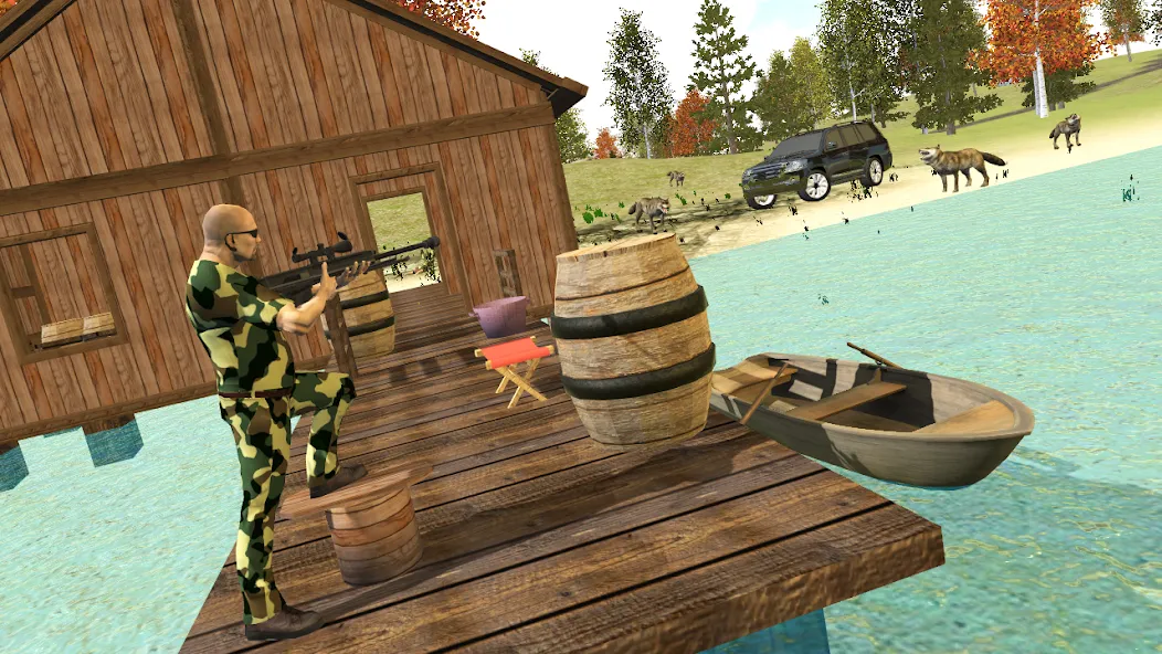 Hunting Simulator 4x4  [МОД Бесконечные монеты] Screenshot 5