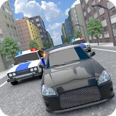 Взломанная Police Car Chase  [МОД Много денег] - последняя версия apk на Андроид