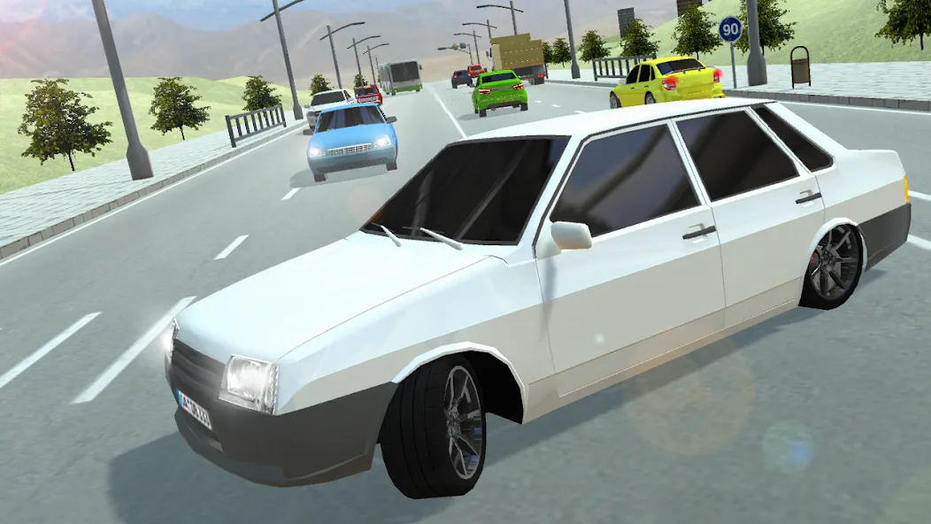 Russian Cars: 99 and 9 in City  [МОД Menu] Screenshot 3