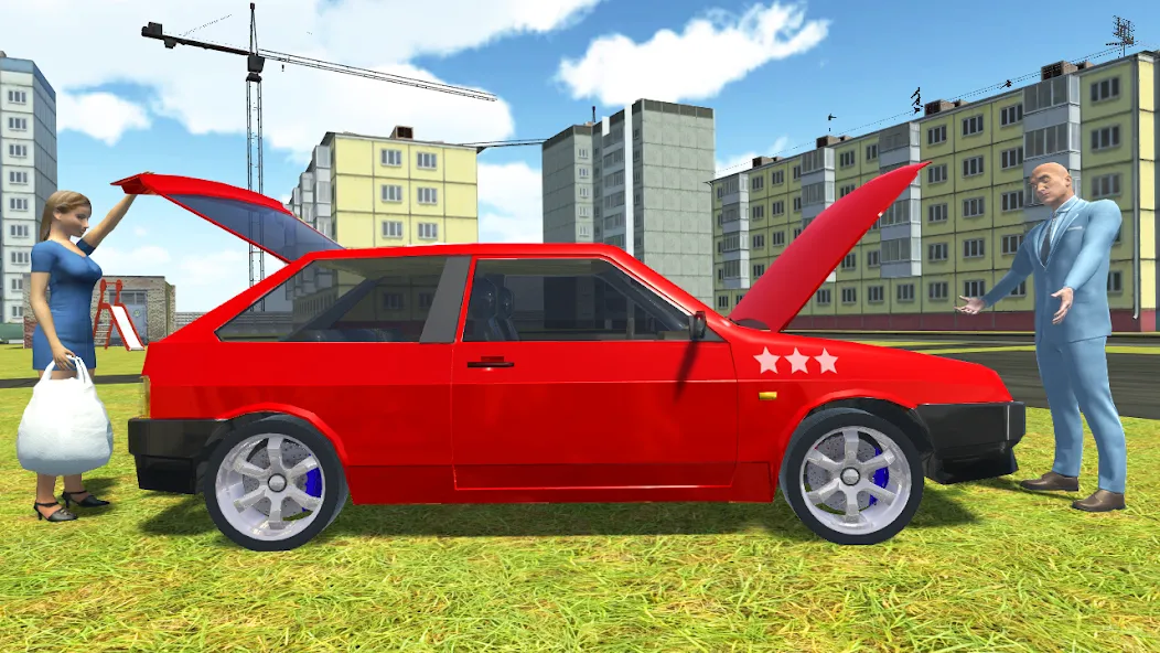 Russian Cars Simulator  [МОД Много монет] Screenshot 3