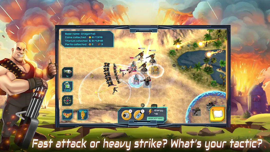 Boulder Base: Defense Strategy (Боулдер Бейс)  [МОД Меню] Screenshot 1