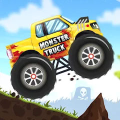 Взломанная Kids Monster Truck Racing Game  [МОД Меню] - стабильная версия apk на Андроид