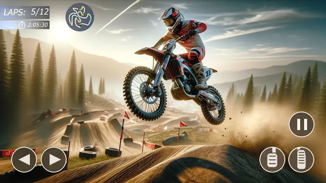 MX Bikes: Motocross Dirt bikes  [МОД Все открыто] Screenshot 1