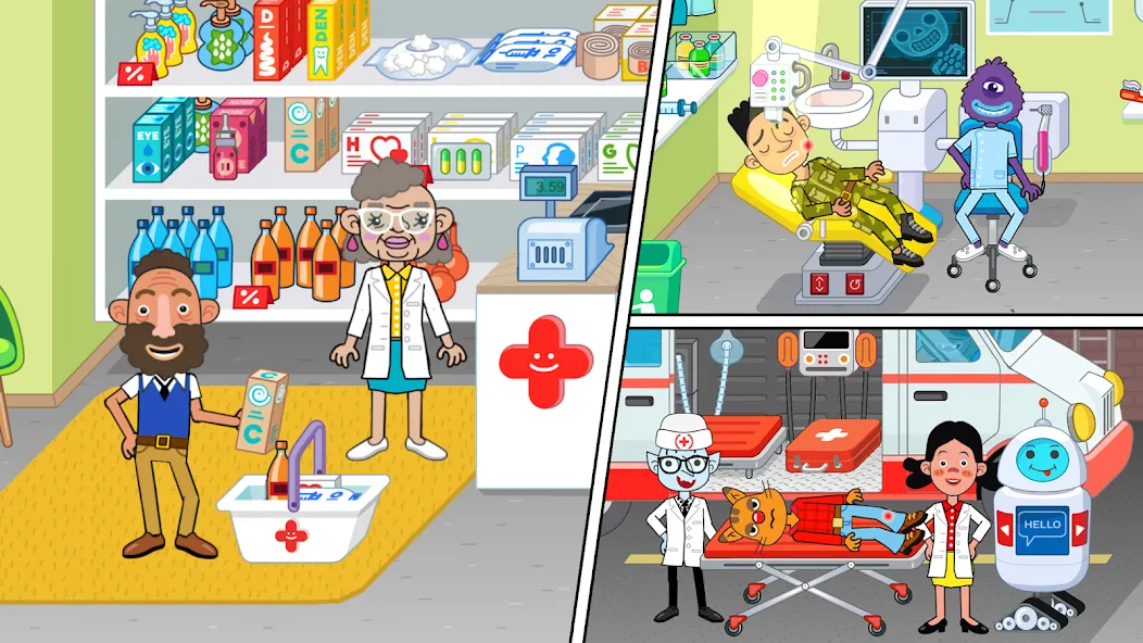 Pepi Hospital: Learn & Care (Пепи Хоспитал)  [МОД Mega Pack] Screenshot 3