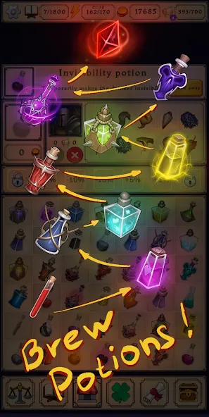 Potion shop: Alchemy Simulator (Пошоп)  [МОД Unlimited Money] Screenshot 1