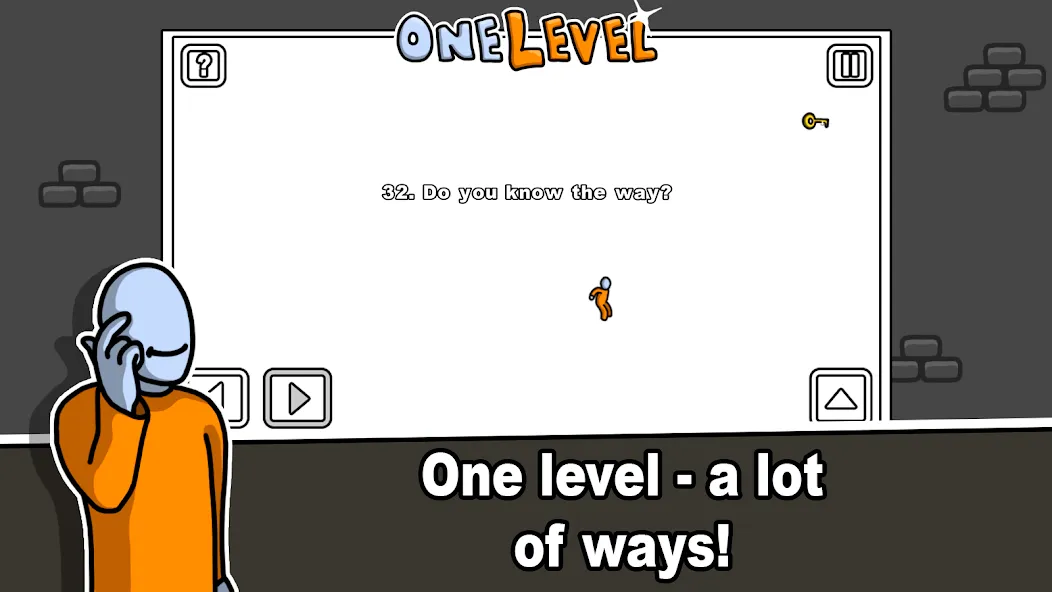 One Level: Stickman Jailbreak (Уан Левел)  [МОД Бесконечные монеты] Screenshot 3