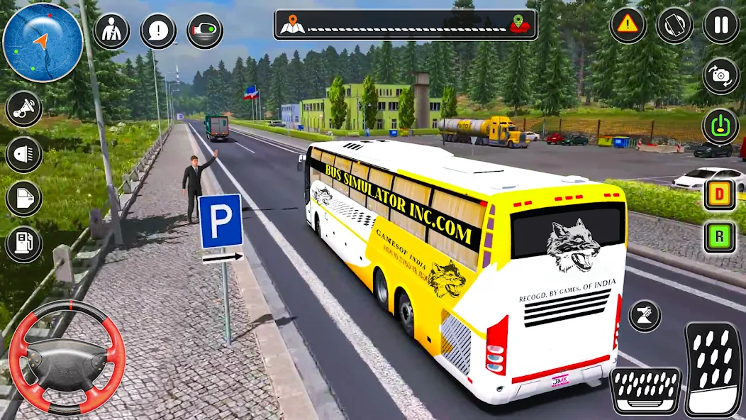 City Coach Bus City Bus Games  [МОД Много денег] Screenshot 5