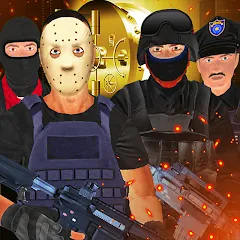 Взломанная Justice Rivals 3 Cops&Robbers  [МОД Menu] - последняя версия apk на Андроид