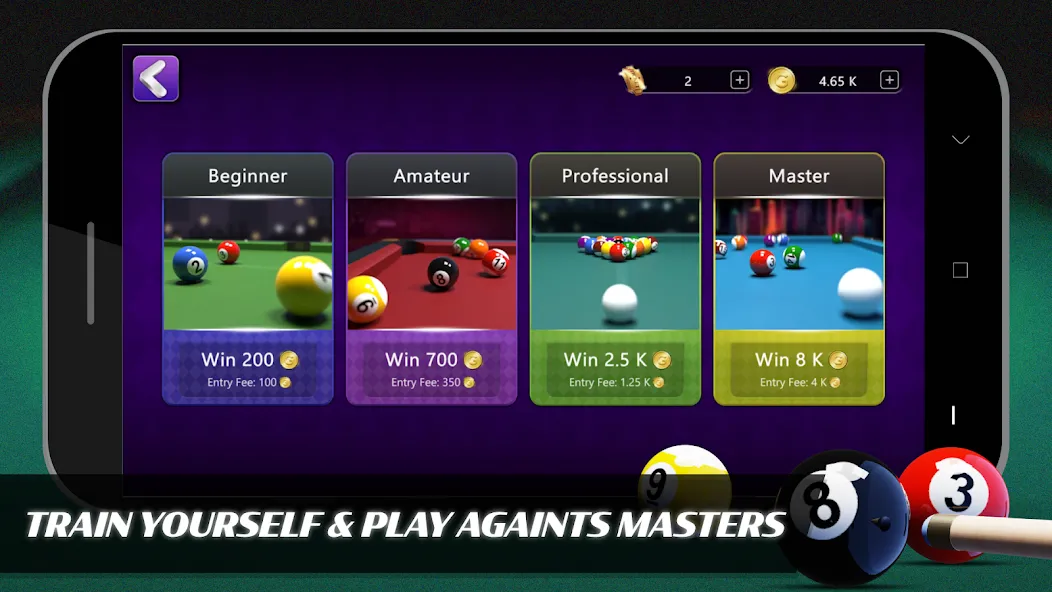 8 Ball Billiards Offline Pool (Балл Бильярд Оффлайн Пул)  [МОД Menu] Screenshot 2