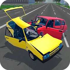 Скачать взлом Russian Car Crash Simulator (Рашн Кар Краш Симулятор)  [МОД Unlimited Money] - последняя версия apk на Андроид